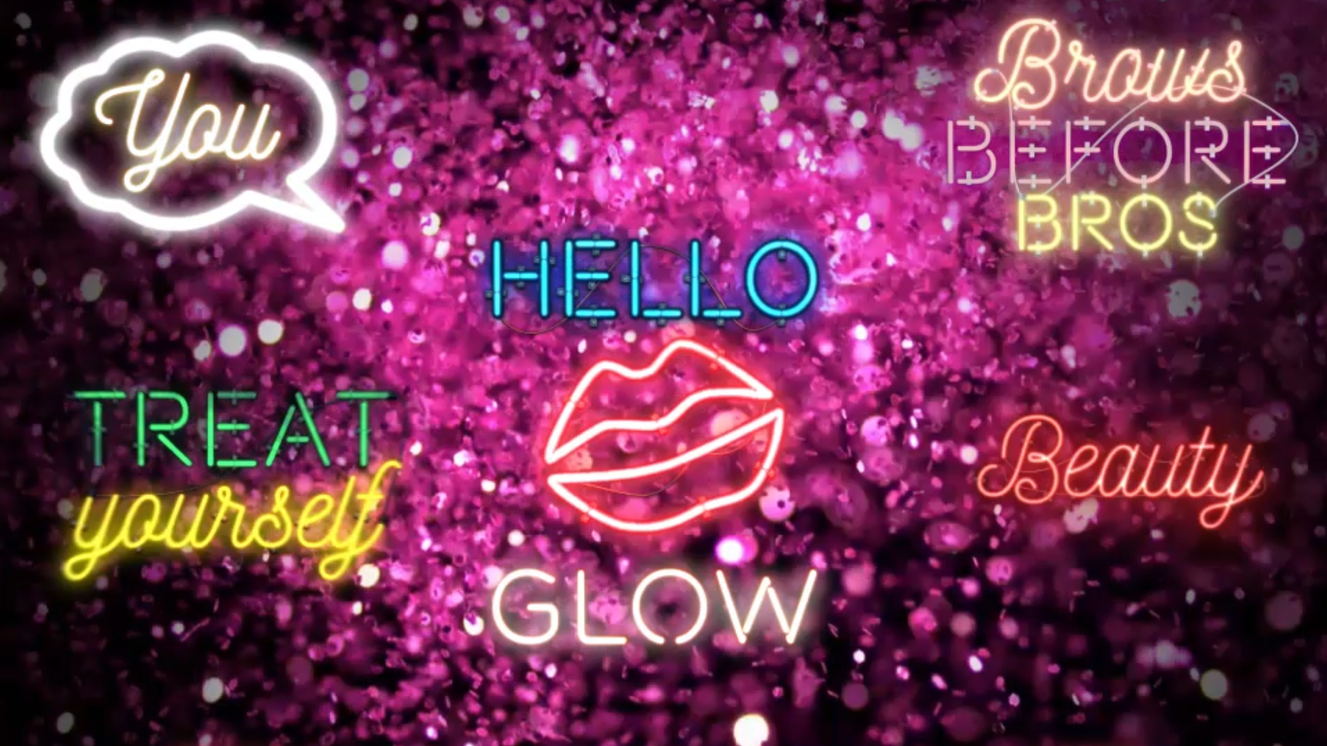 Douglas × Glow — neon LED animation